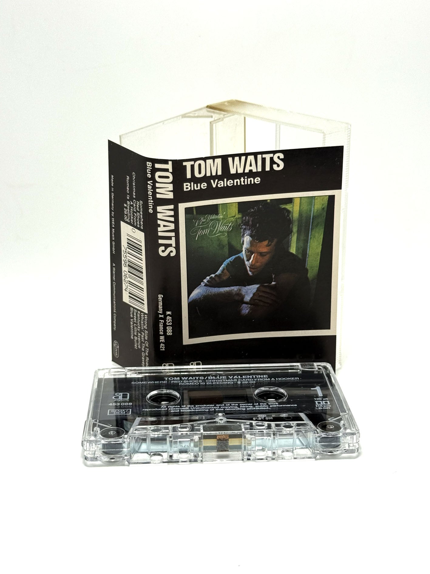 Tom Waits Blue Valentine cassetta audio mc 1986