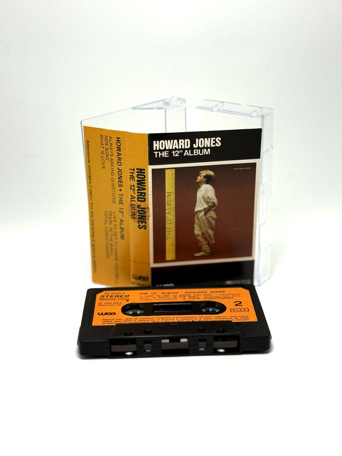 Howard Jones The 12" Album cassetta audio mc 1984