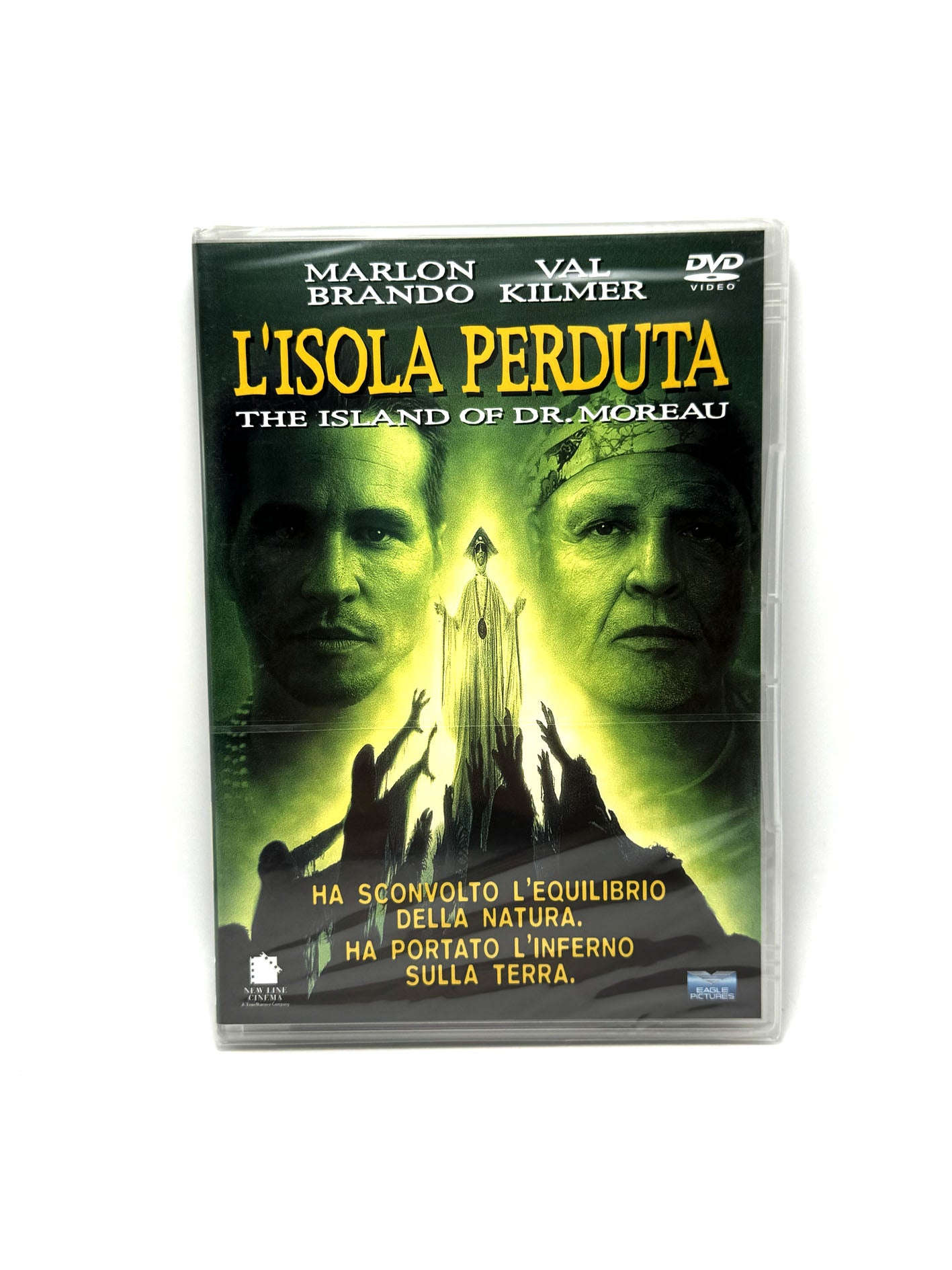 L'isola perduta Val Kilmer Marlon Brando DVD Film Movie Avventura Thriller