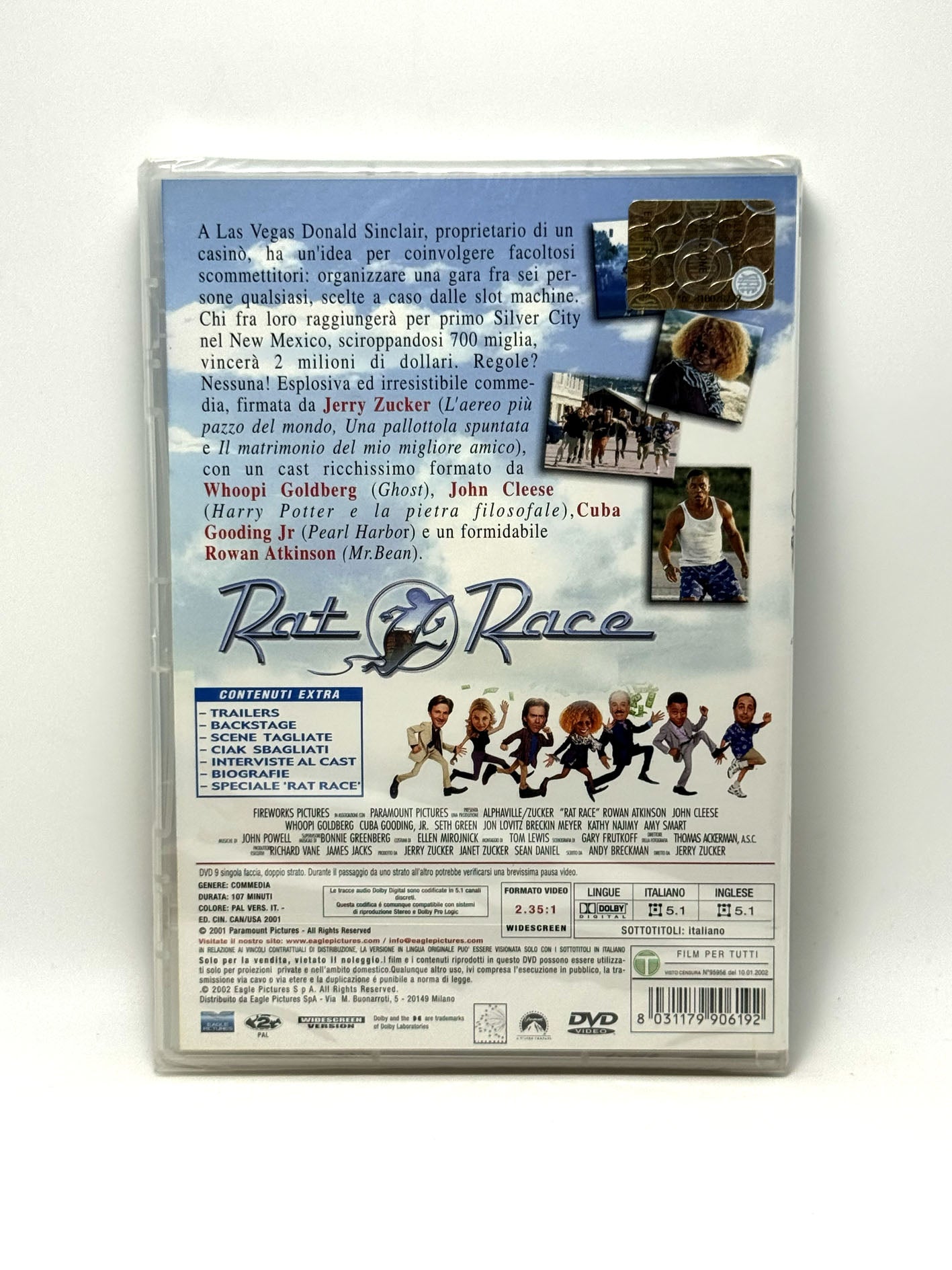 Rat Race DVD Film movie Mr Bean Commedia