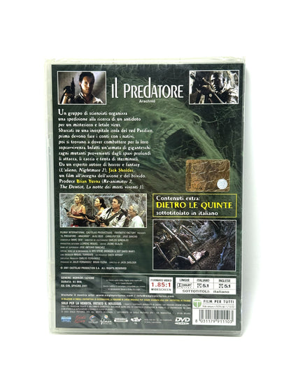 Il predatore Arachnid DVD Film Movie Horror Azione