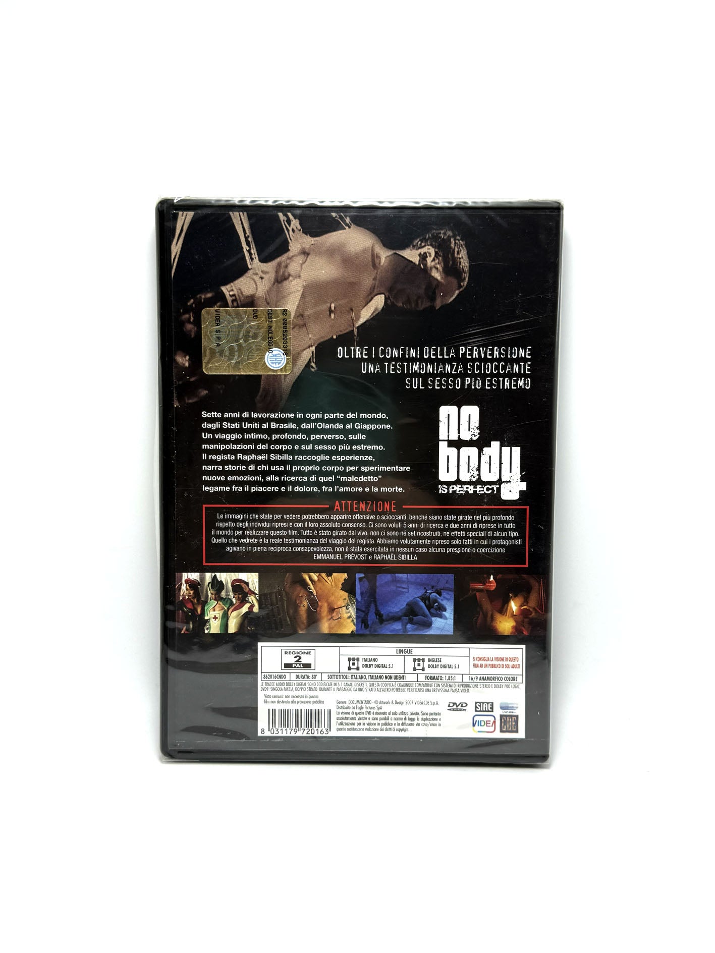 No Body Is Perfect DVD Film Movie Raphael Sibilla