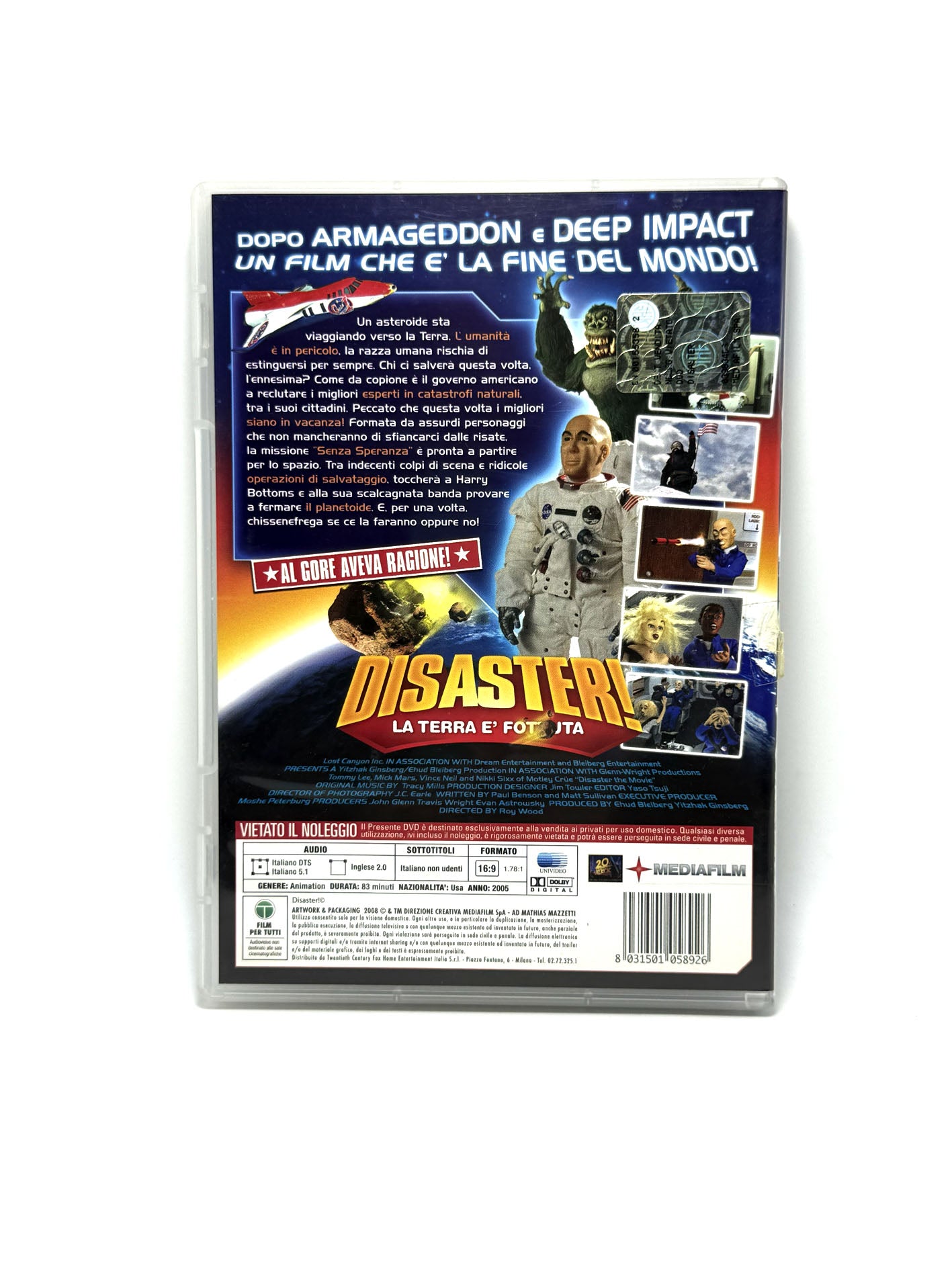Disaster! La terra è fottuta Film Movie Animazione Bruce Willis