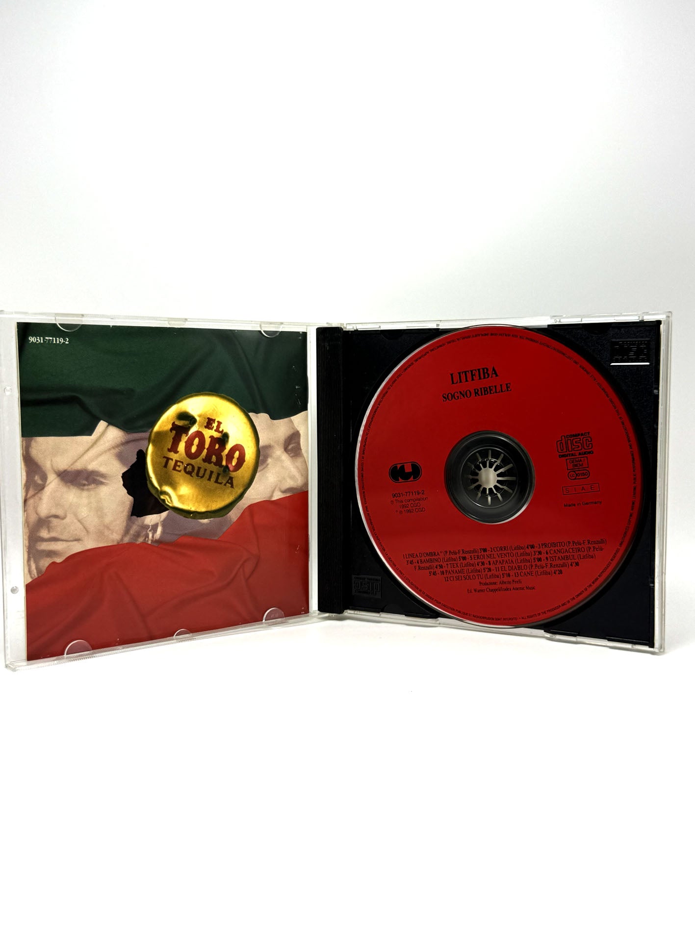 Litfiba Sogno Ribelle CD 1992 Piero Pelù