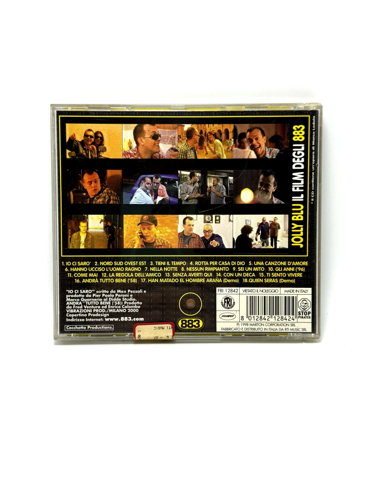 883 Gli Anni CD 1998 Max Pezzali con inedito