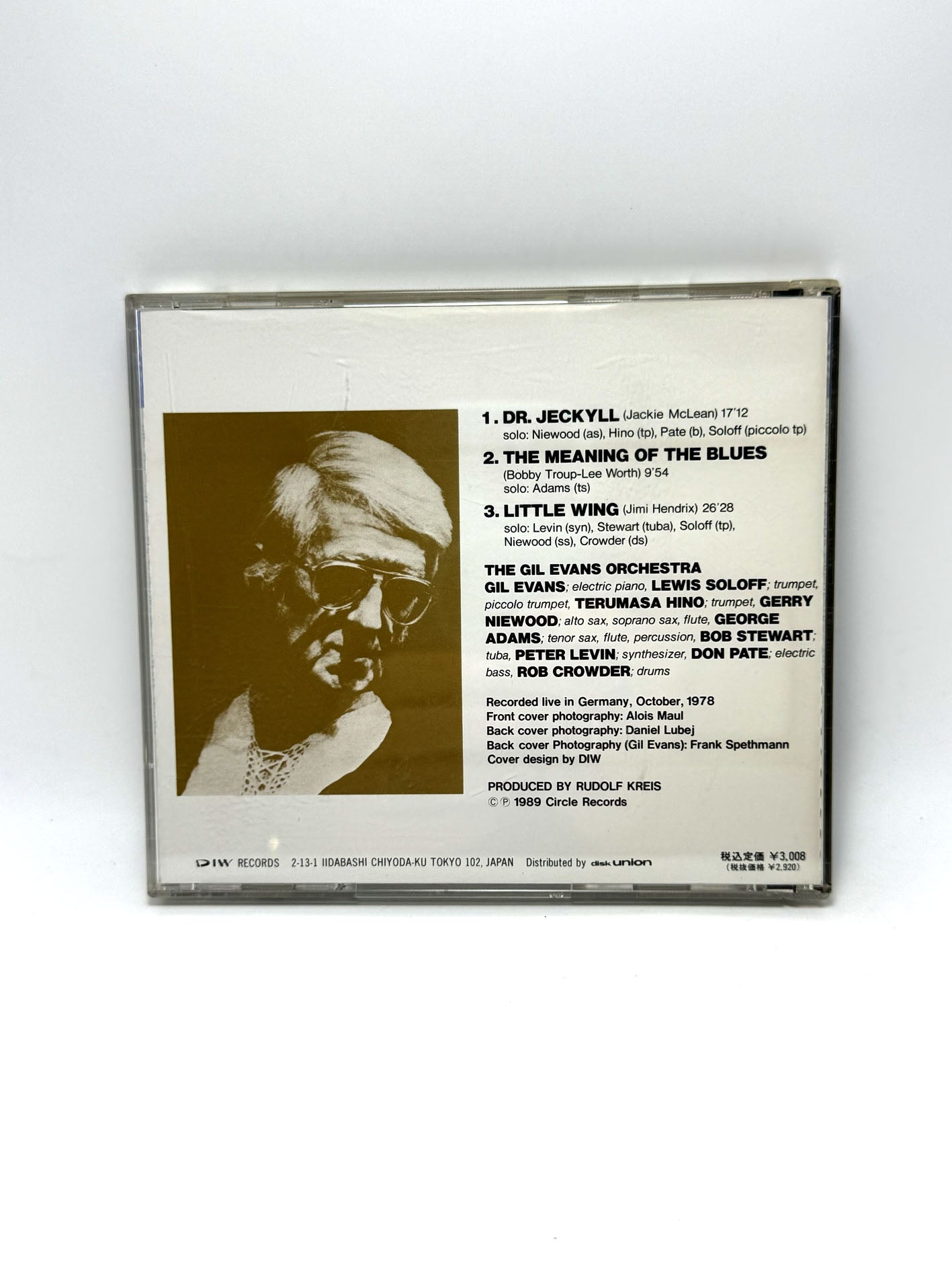 The Gil Evans Orchestra Little Wing Live In Germany CD 1989