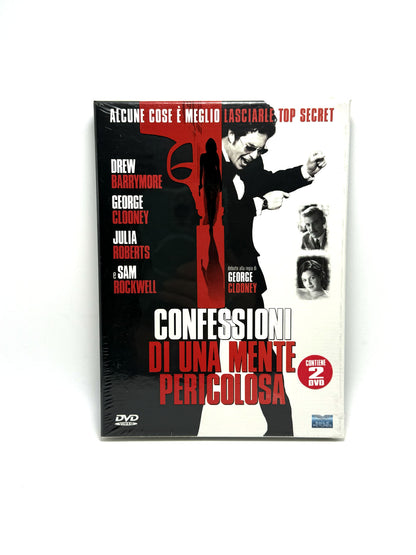 Confessioni di una mente pericolosa 2 DVD Film Movie Thriller Clooney Barrymore Roberts