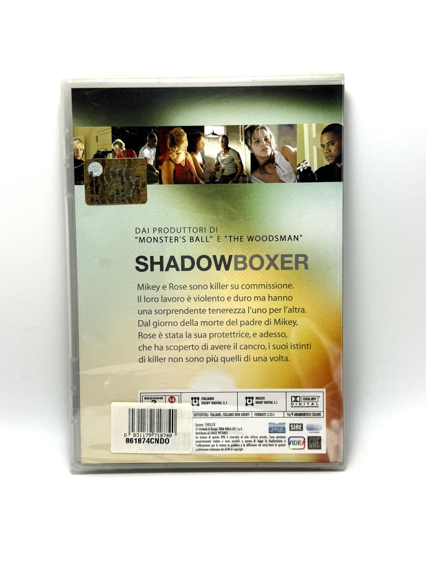 Shadowboxer DVD Film Movie Thriller Helen Mirren Stephen Dorff