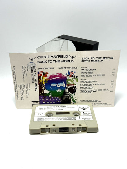 Curtis Mayfield Back To The World audio mc 1973 Tape