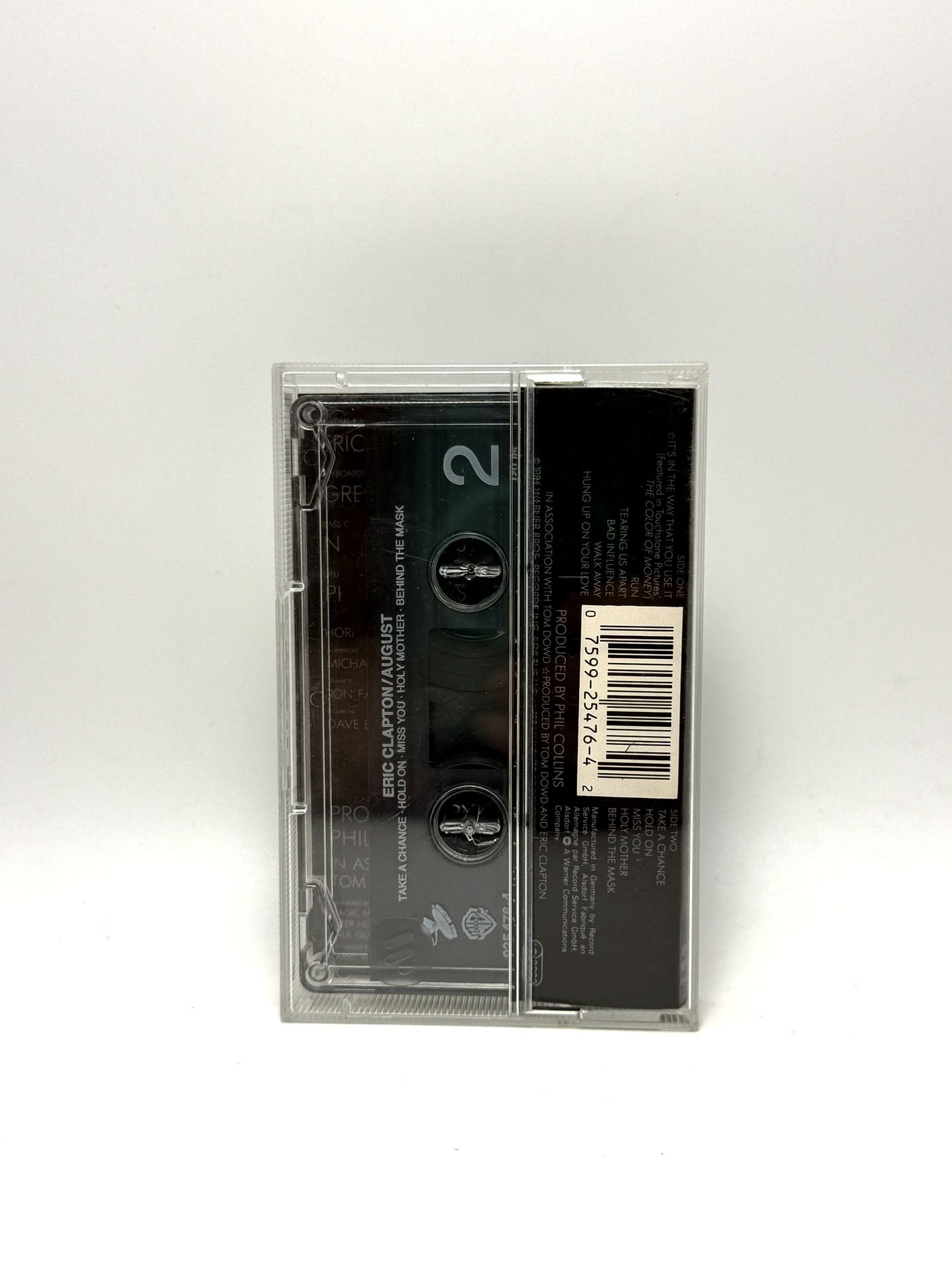 Eric Clapton August cassetta audio mc 1986