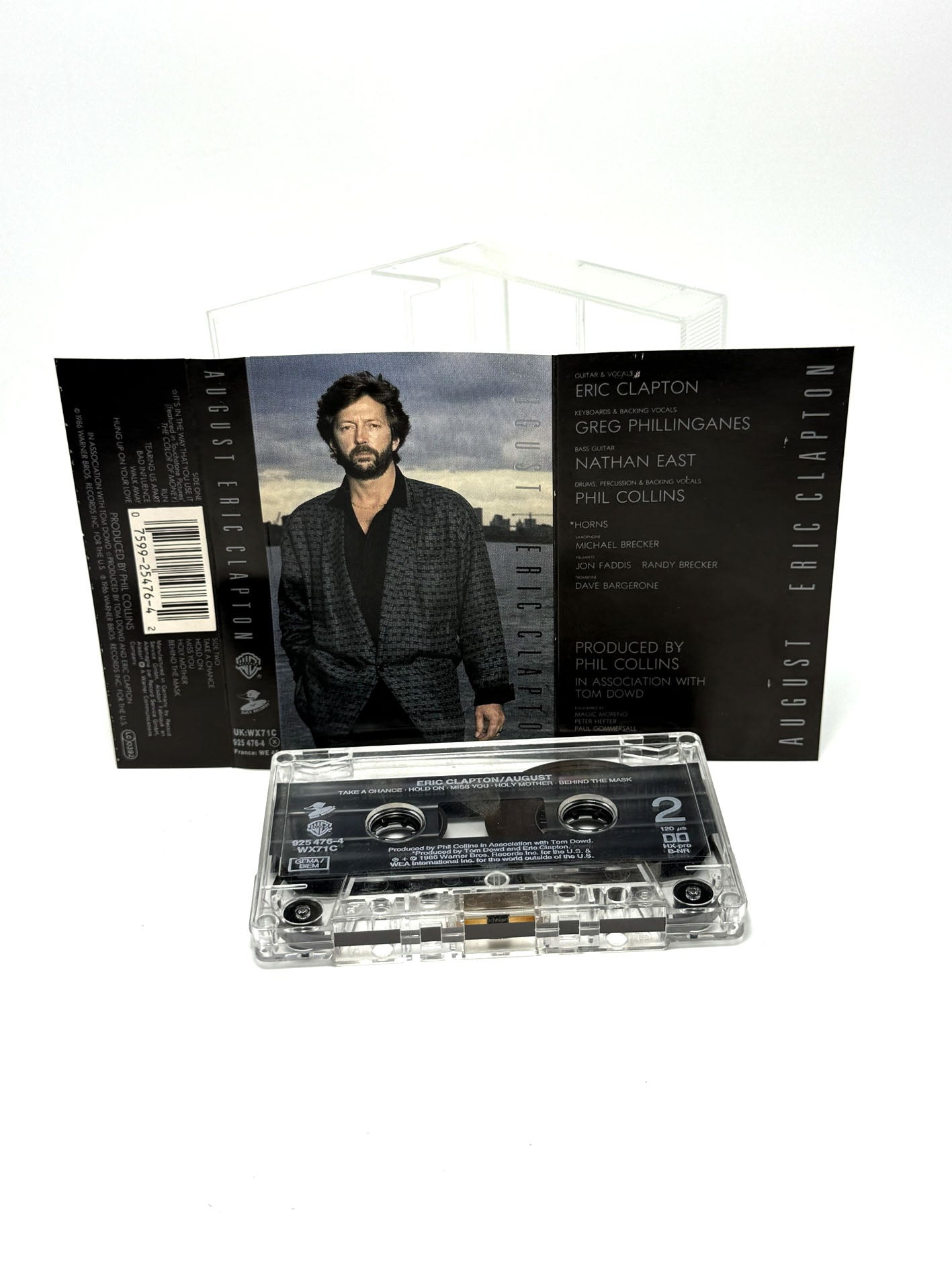 Eric Clapton August cassetta audio mc 1986