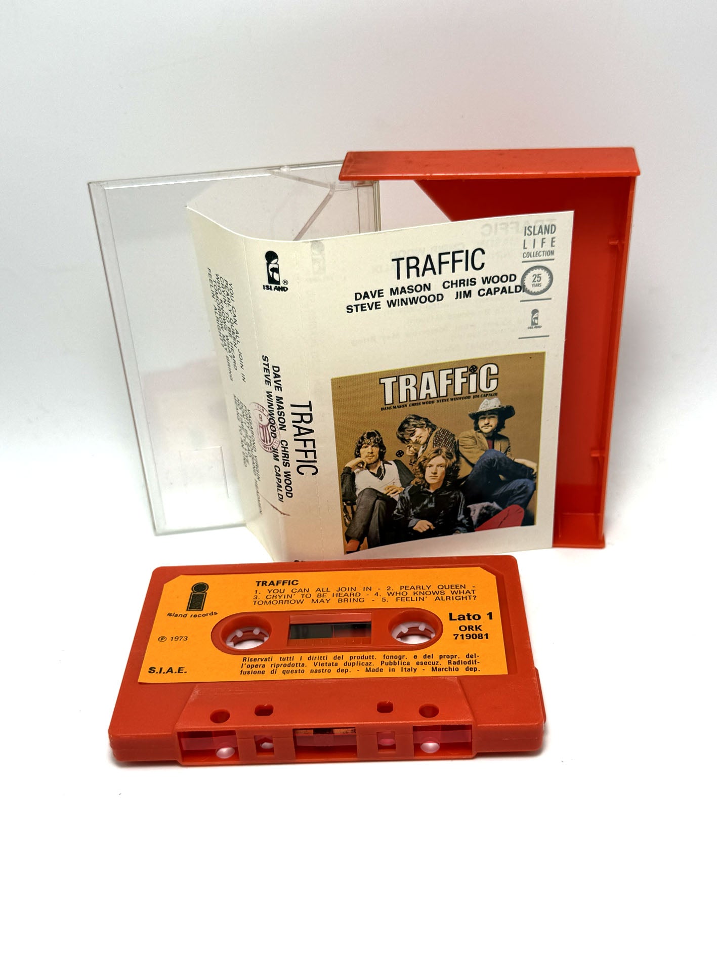 Traffic cassetta audio mc Tape 1973