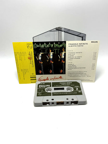 Alberto Fortis Fragole Infinite cassetta audio mc Tape 1982