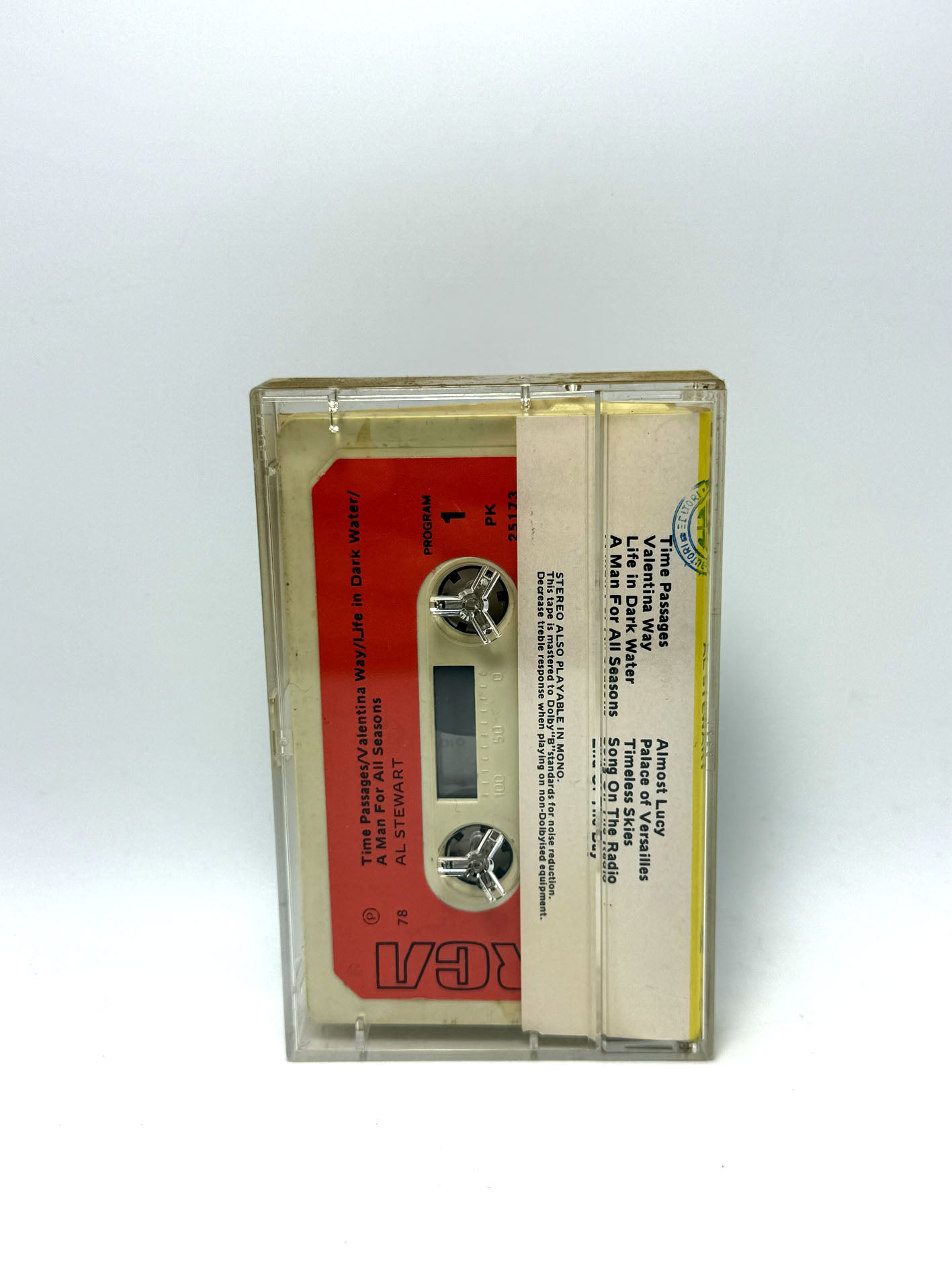 Al Stewart Time Passages cassetta audio mc Tape 1978