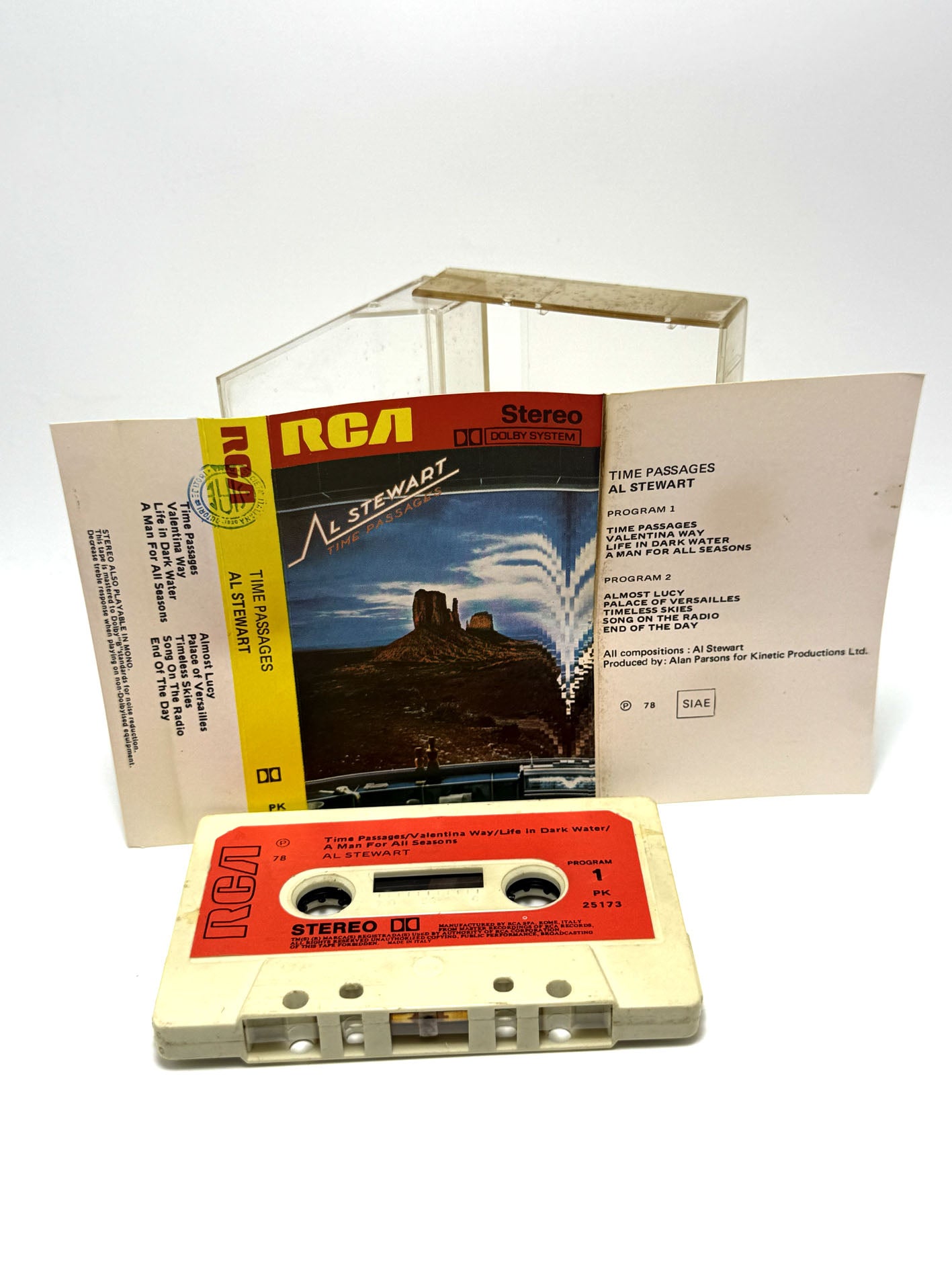 Al Stewart Time Passages cassetta audio mc Tape 1978