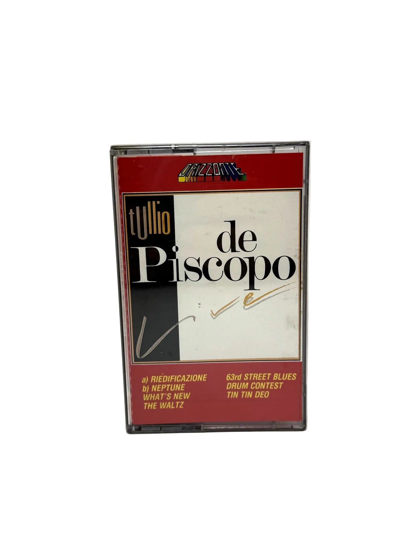Tullio De Piscopo Live cassetta audio mc Tape