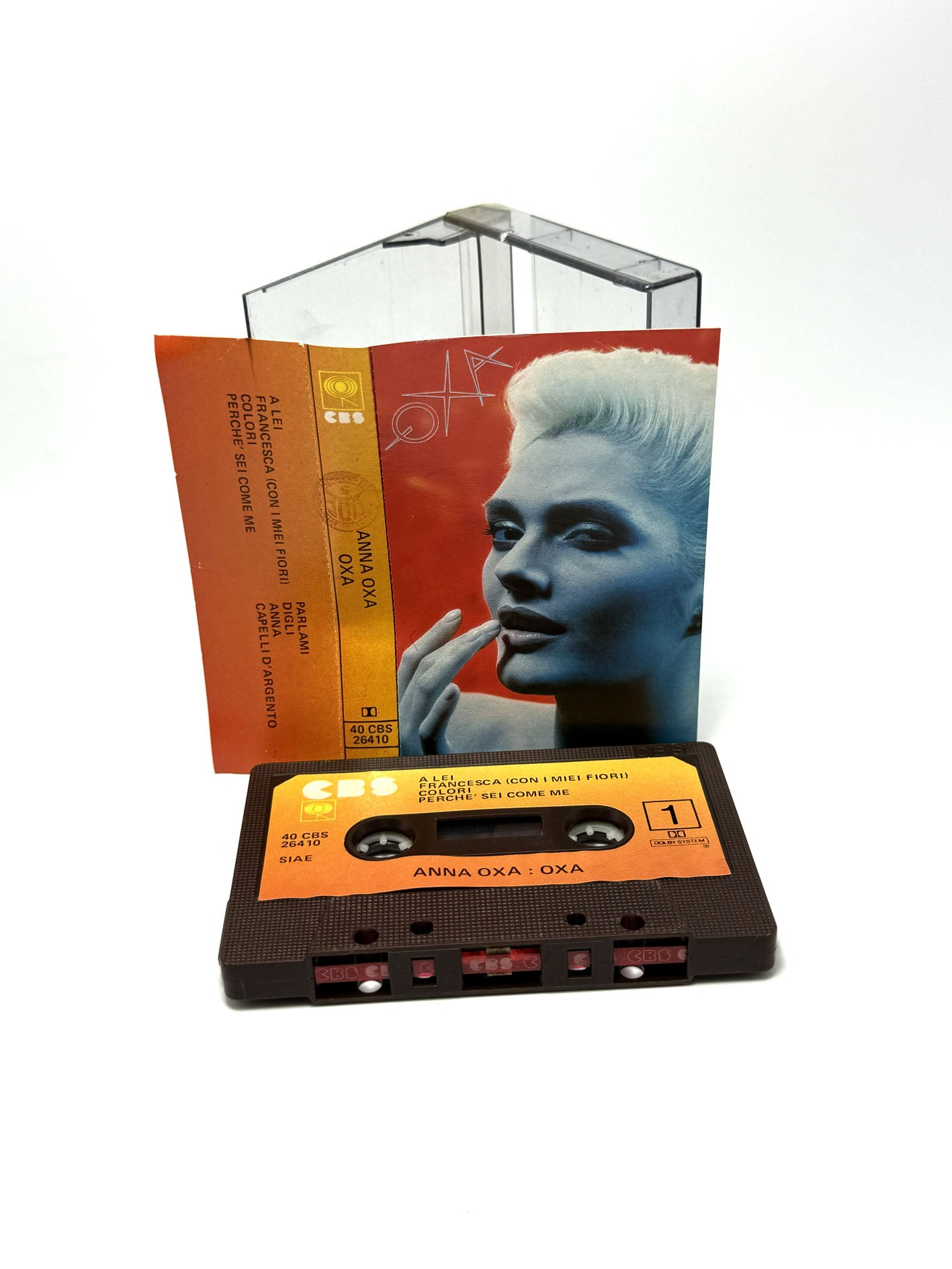 Anna Oxa cassetta Oxa audio mc Tape 1985