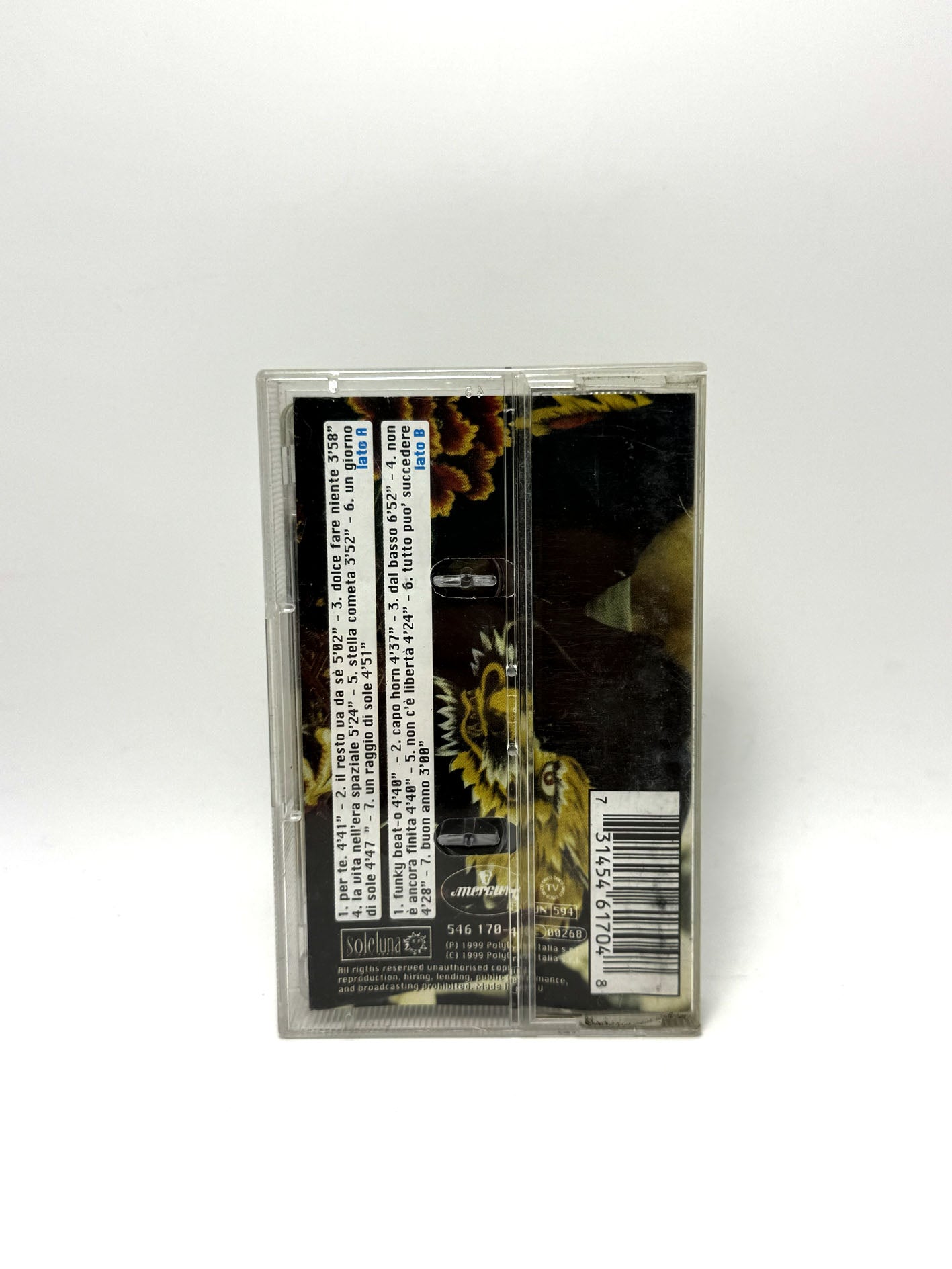 Lorenzo Capo Horn 1999 cassetta audio mc Jovanotti 1999