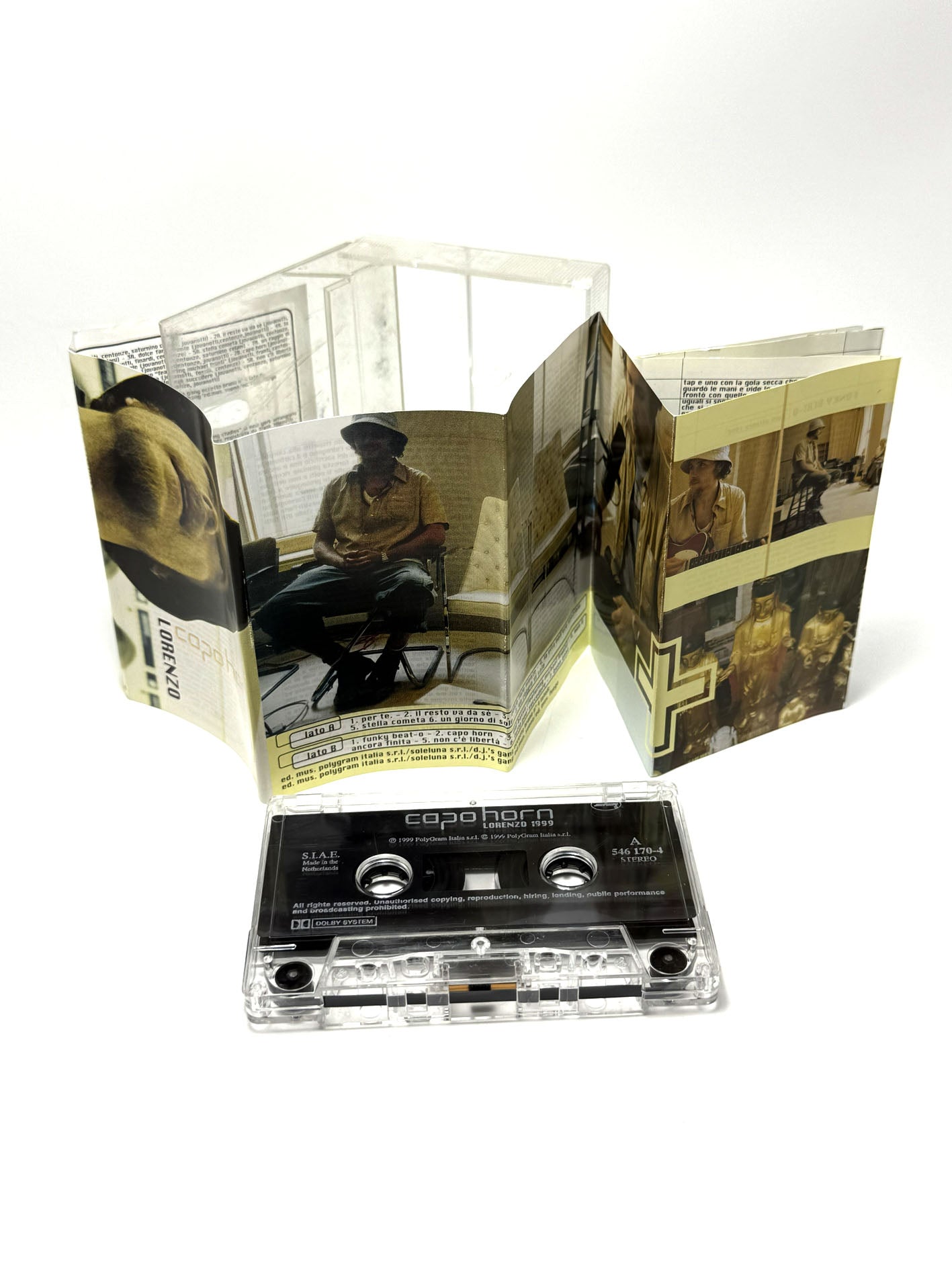 Lorenzo Capo Horn 1999 cassetta audio mc Jovanotti 1999