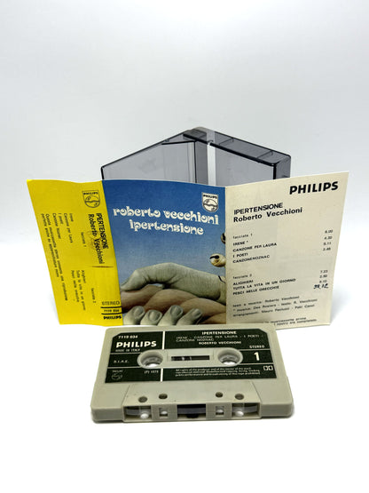 Roberto Vecchioni Ipertensione cassetta audio mc Tape 1975