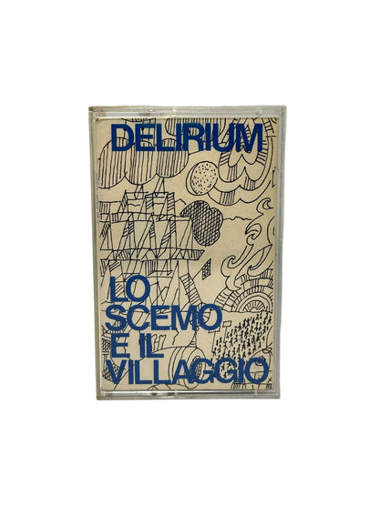Delirium Lo Scemo E Il Villaggio cassetta audio mc 1972 tape rarissima