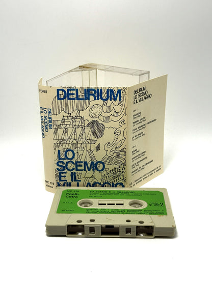Delirium Lo Scemo E Il Villaggio cassetta audio mc 1972 tape rarissima