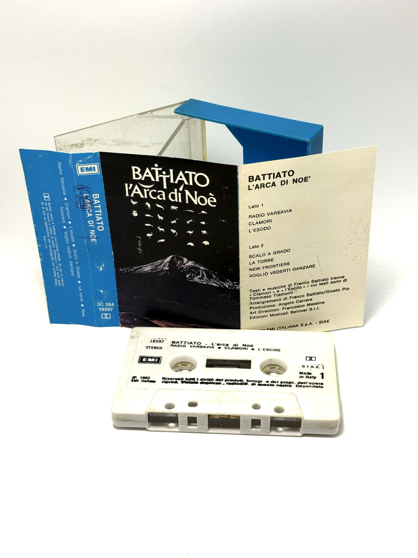 Franco Battiato L'Arca Di Noè cassetta audio mc 1982 tape