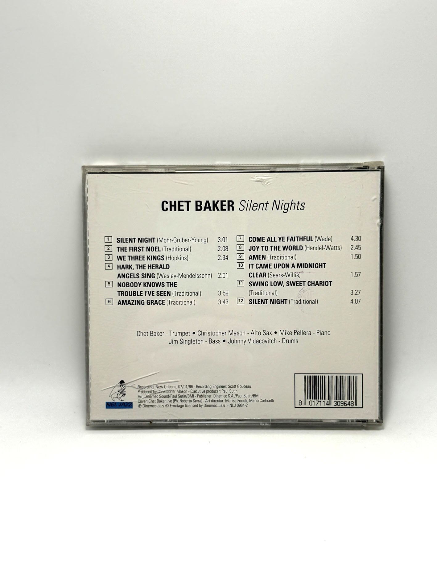 Chet Baker Silent Nights CD Jazz 1996