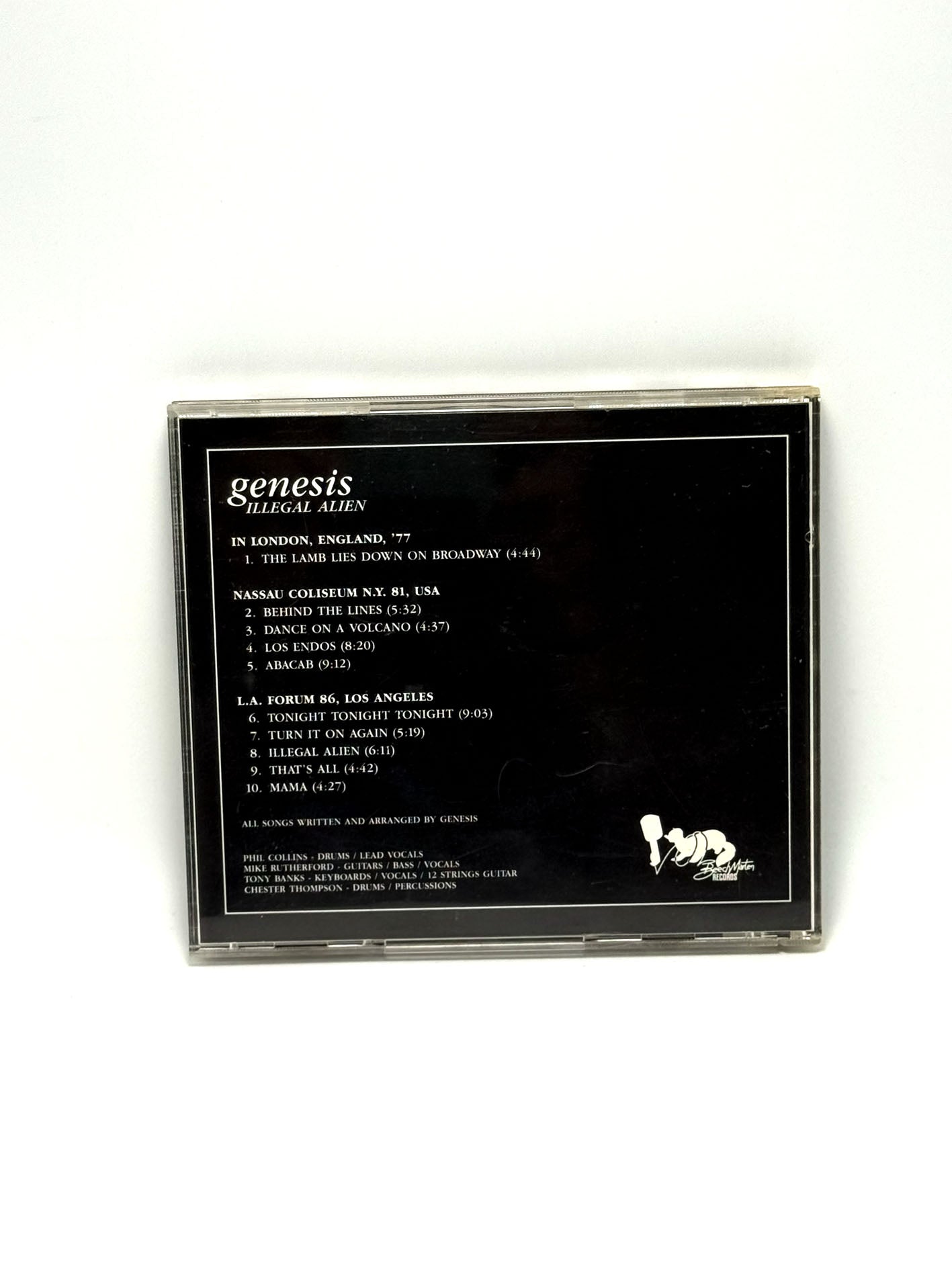 Genesis Illegal Alien CD Phil Collins 1991