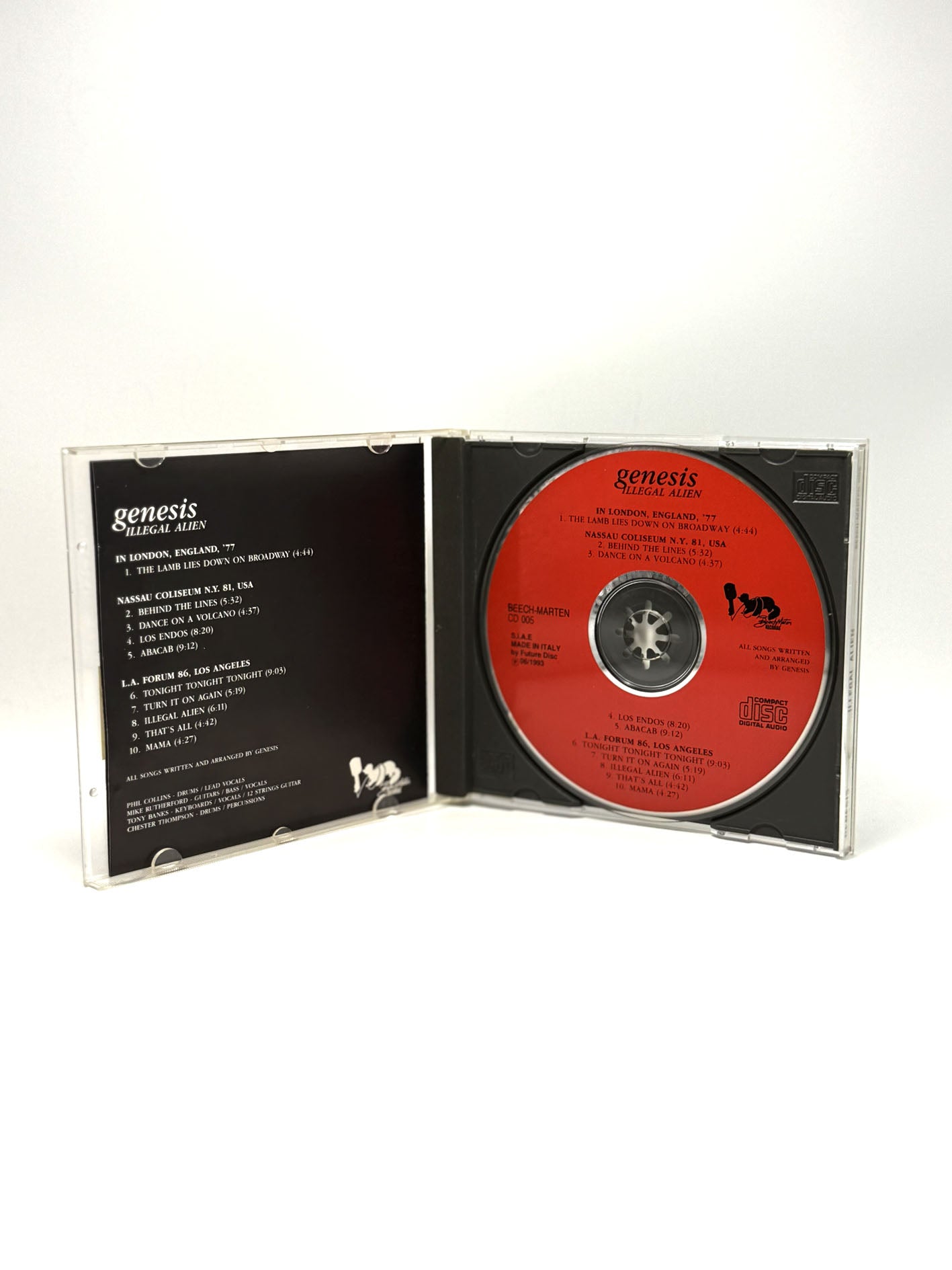 Genesis Illegal Alien CD Phil Collins 1991