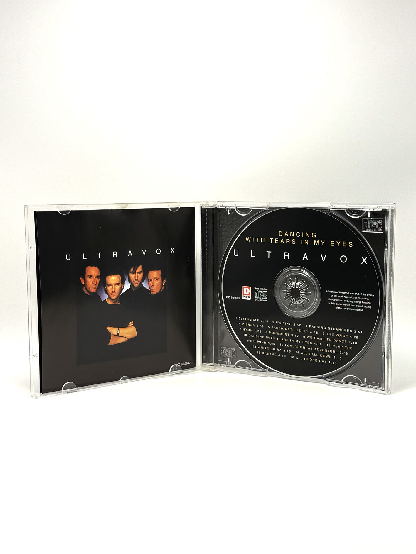 Ultravox Dancing With Tears In My Eyes CD 1996