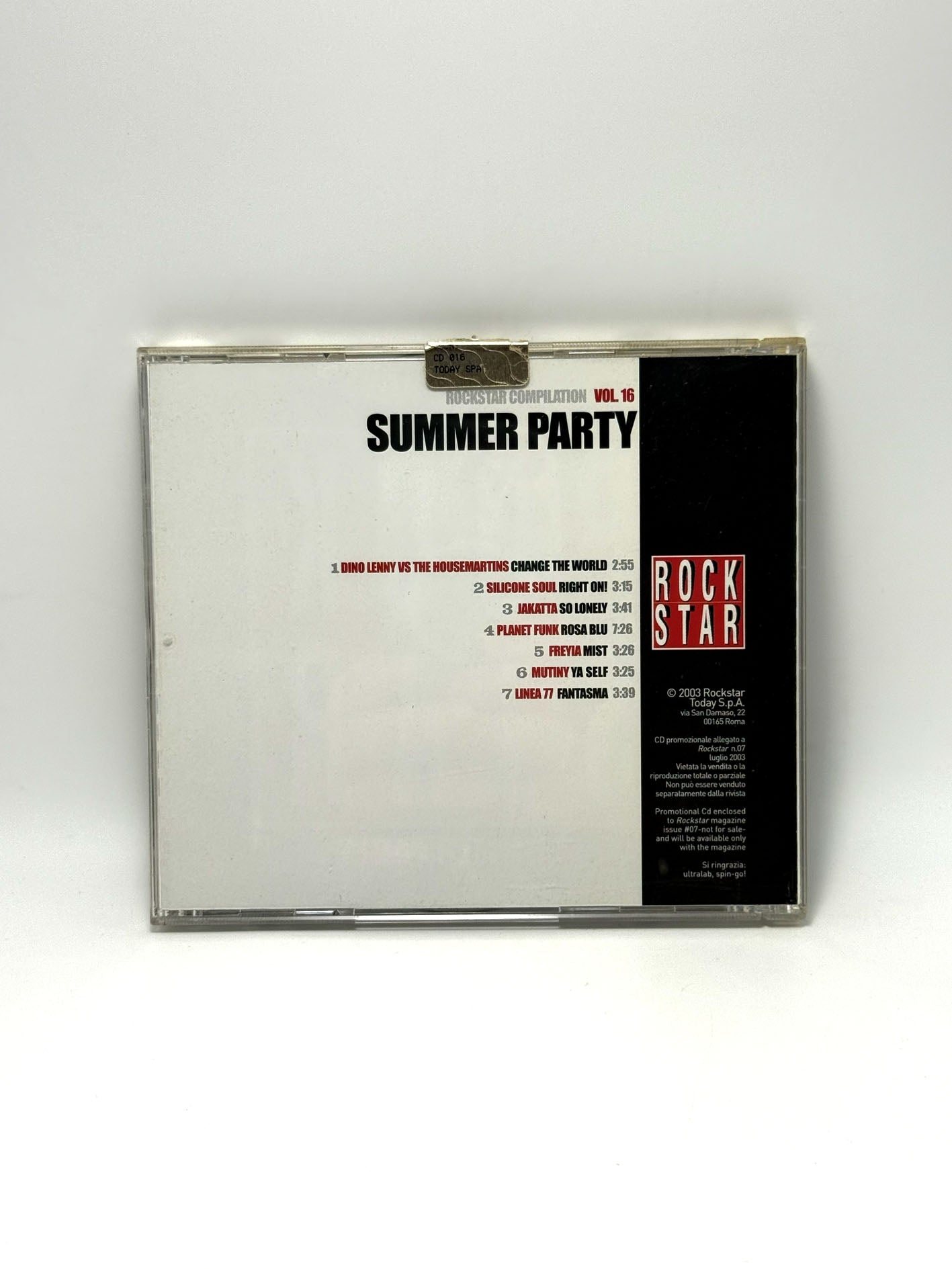 Various Rockstar Compilation Vol. 16 Summer Party CD 2003