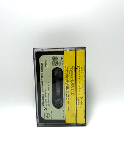 Roberto Vecchioni Calabuig-Stranamore E Altri Incidenti cassetta audio mc tape 1978