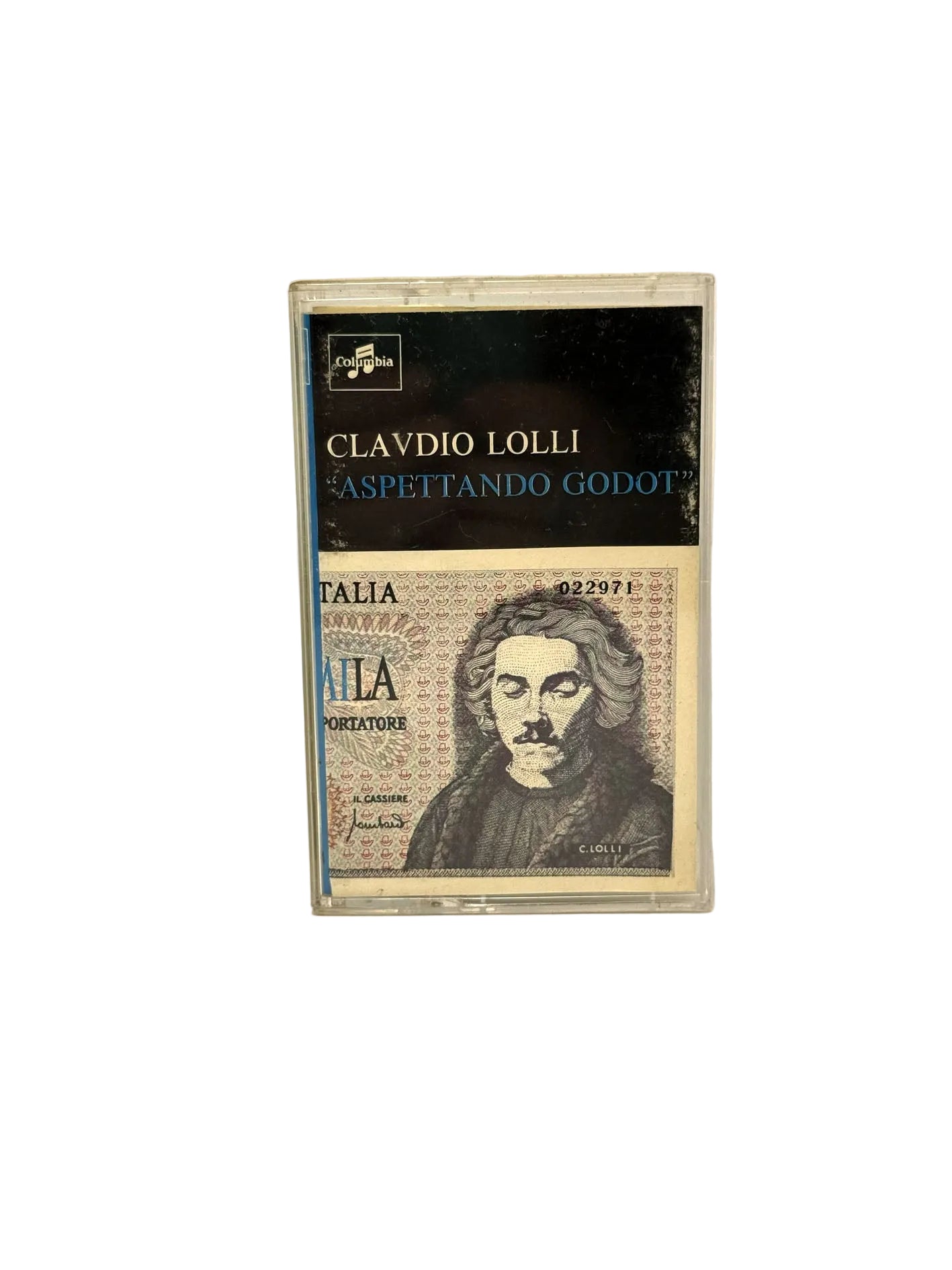 Claudio Lolli Aspettando Godot cassetta audio mc tape 1972