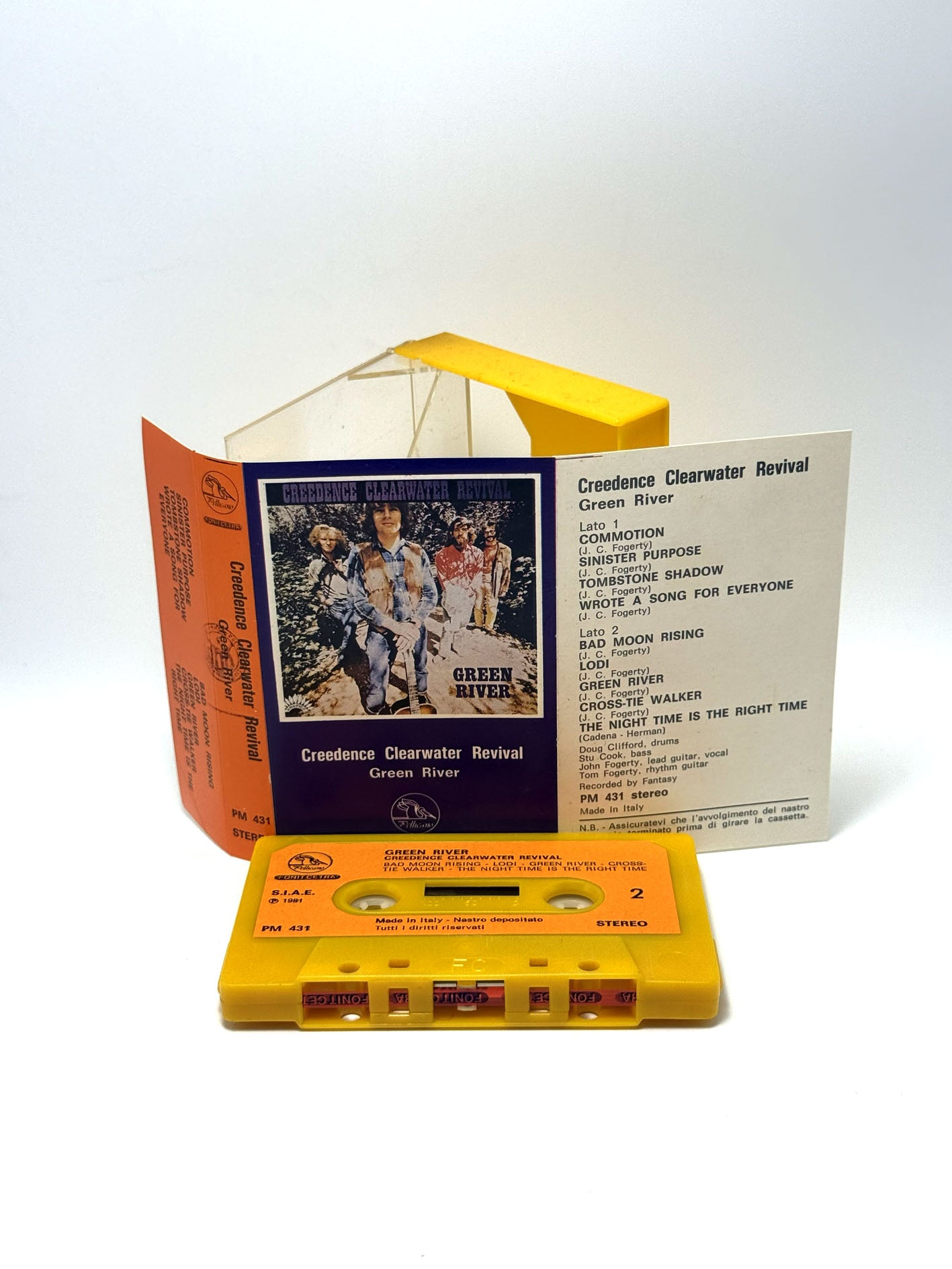 Creedence Clearwater Revival Green River cassetta audio mc tape 1980