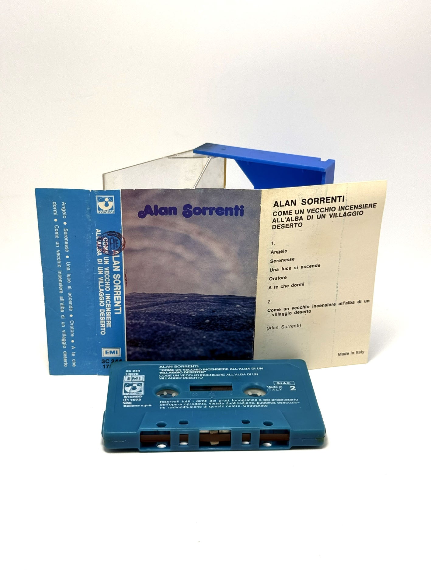 Alan Sorrenti Come Un Vecchio Incensiere All'Alba Di Un Villaggio Deserto cassetta audio mc tape 1973