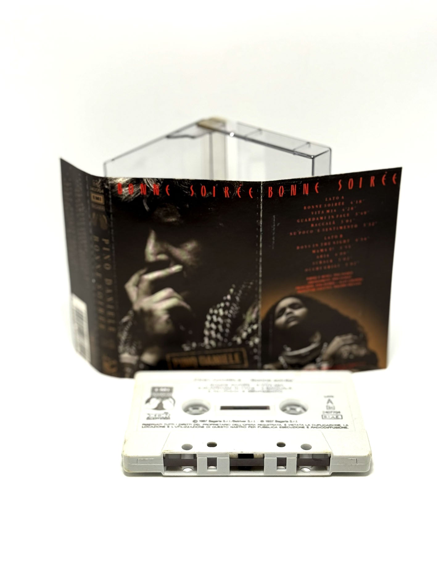 Pino Daniele Bonne Soirèe cassetta audio mc tape 1987