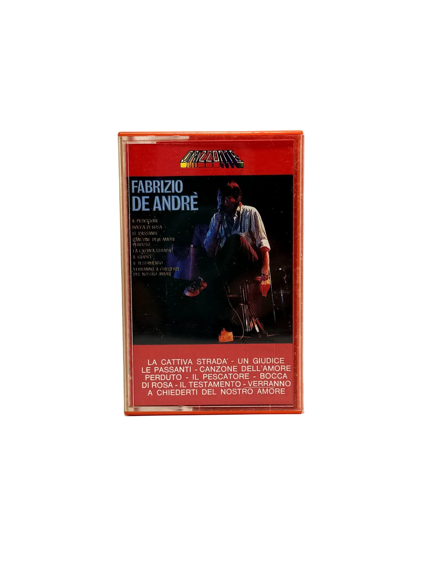 Fabrizio De André cassetta audio mc tape