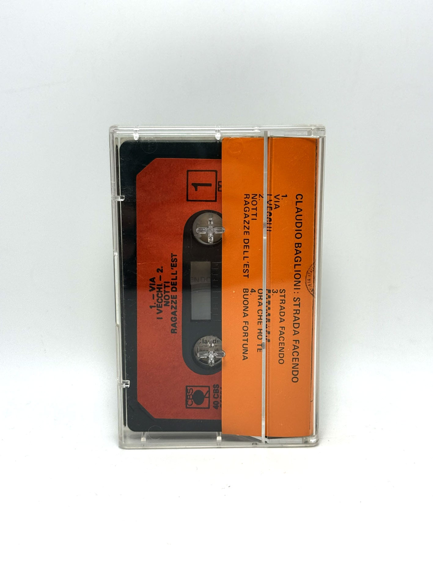 Claudio Baglioni Strada Facendo cassetta audio mc tape 1981