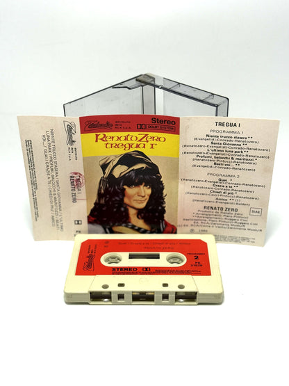 Renato Zero Tregua 1° cassetta audio mc tape 1980