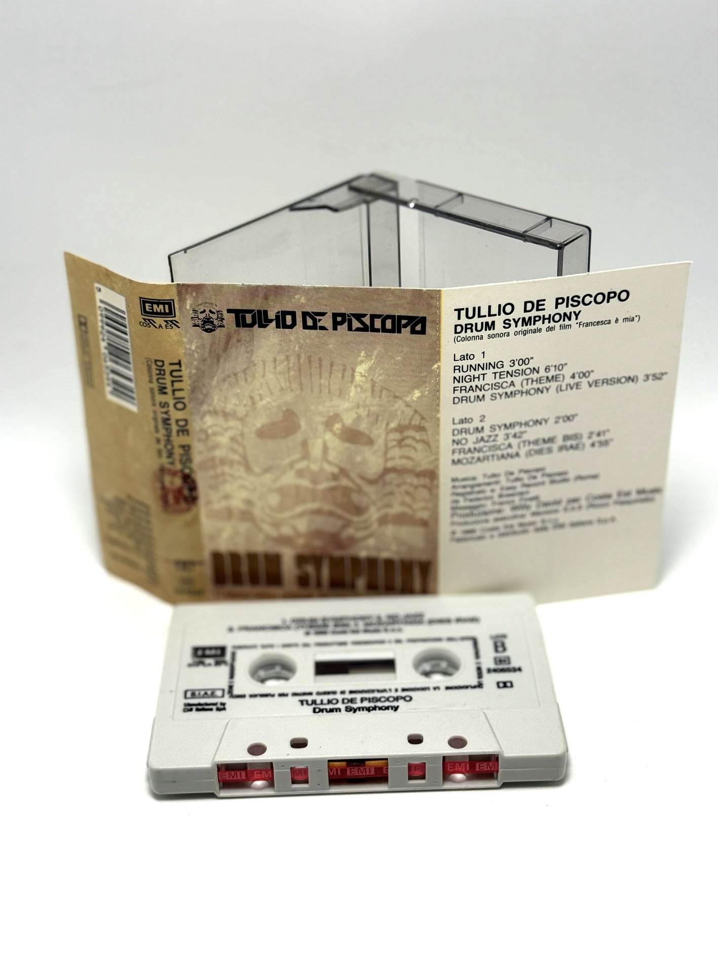 Tullio De Piscopo Drum Symphony cassetta audio mc tape 1986