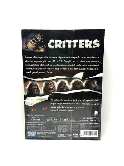 Critters Box Cofanetto 4 DVD Film Movie Horror Raro Fuori catalogo Fantascienza