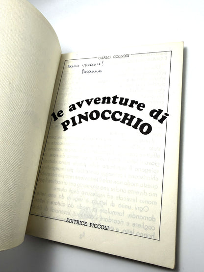 Le avventure di Pinocchio Libro usato Carlo Collodi Romanzo Editrice piccoli