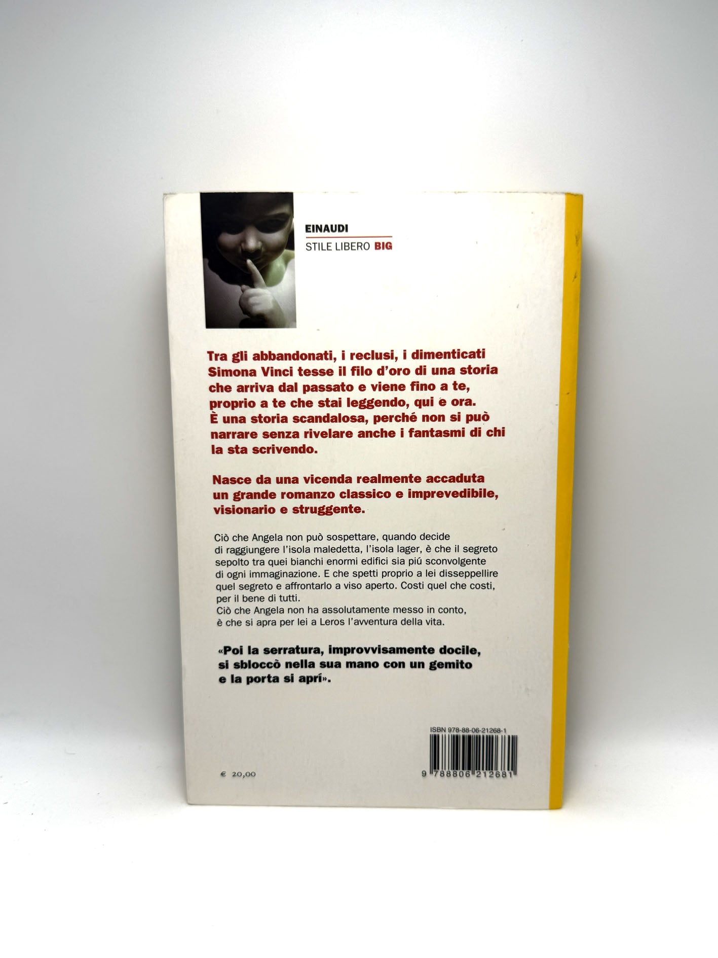 La prima verità Libro usato Simona Vinci Romanzo Einaudi