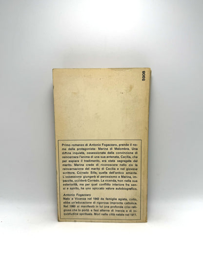 Malombra Libro usato Antonio Fogazzaro Romanzo Mondadori