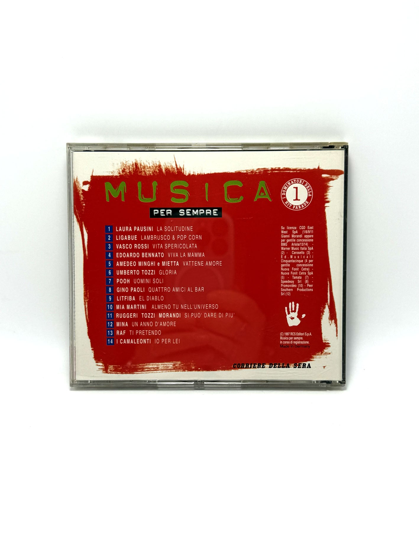 Various Musica Per Sempre 1  I Dominatori Della Hit Parade  CD 1997
