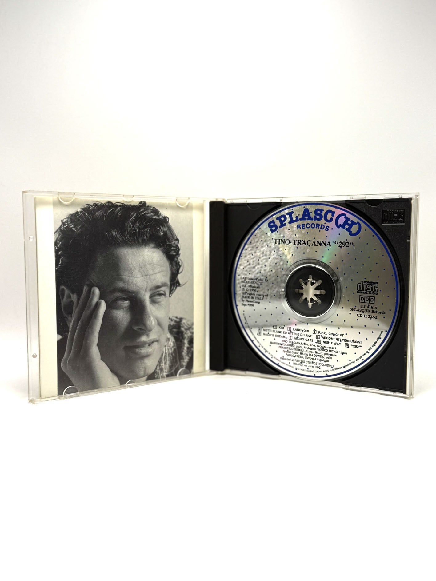 Tino Tracanna ‎"292"  CD 1990 Raro