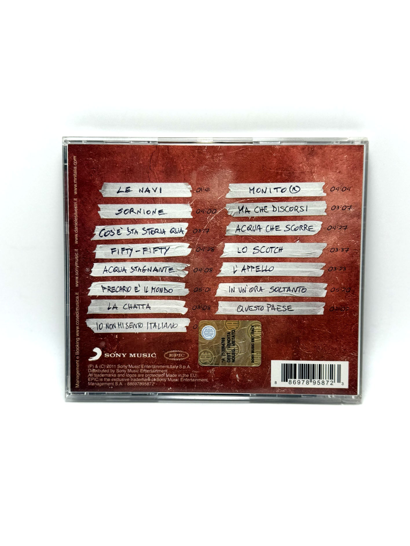 Daniele Silvestri S.C.O.T.C.H. CD 2011