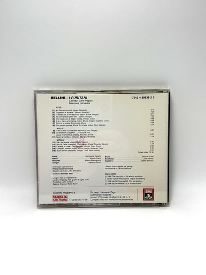 Vincenzo Bellini I Puritani (Le Pagine Più Belle) CD 1996