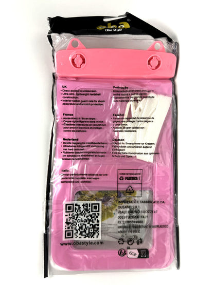 Custodia  Impermeabile Cover Universale per smartphone Design 2 in 1 Waterproof Tracolla